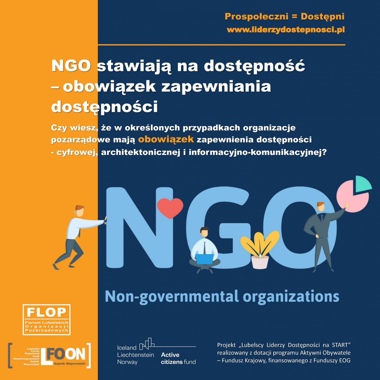 NGO stawiają na zapewnienie dostępności osobom ze szczególnymi potrzebami