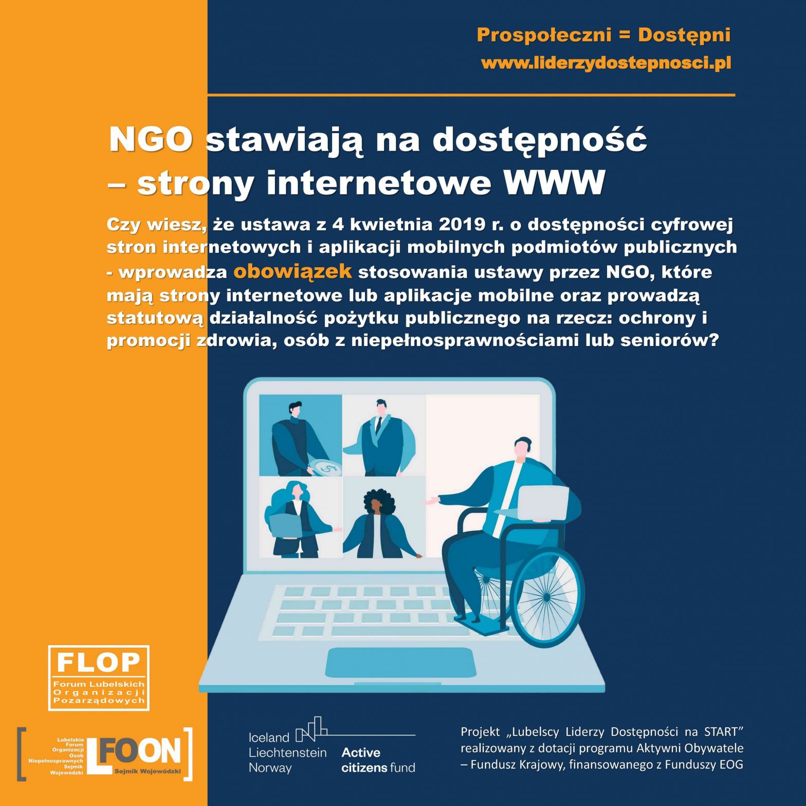 NGO stawiają na dostępność w sieci