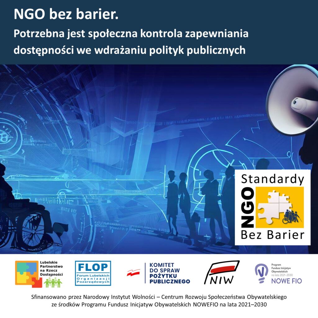 Ilustracja do artykułu "NGO bez barier. Potrzebna jest społeczna kontrola zapewniania dostępności we wdrażaniu polityk publicznych"