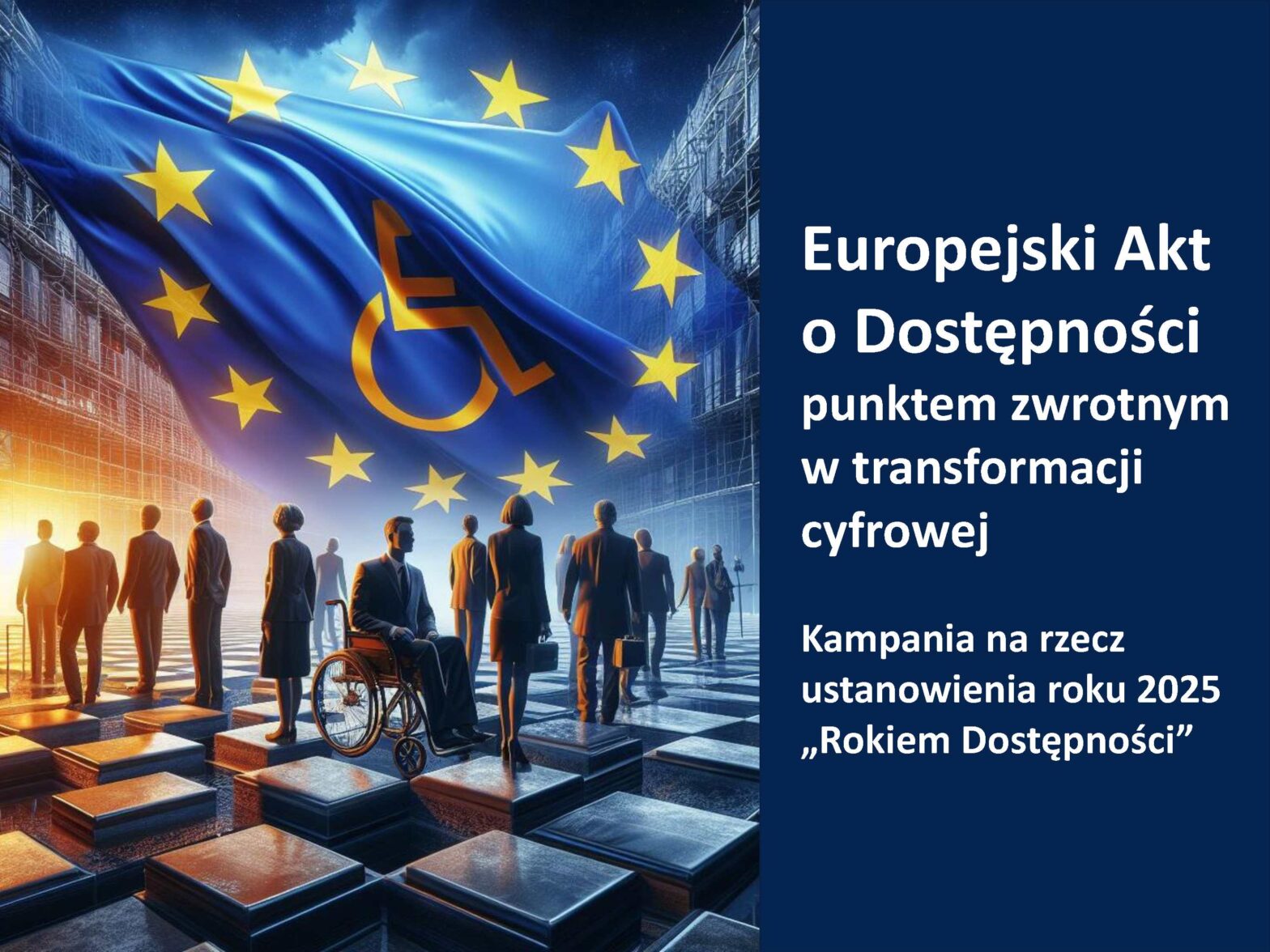 Europejski Akt o Dostępności punktem zwrotnym w transformacji cyfrowej. Kampania na rzecz ustanowienia roku 2025 „Rokiem Dostępności”