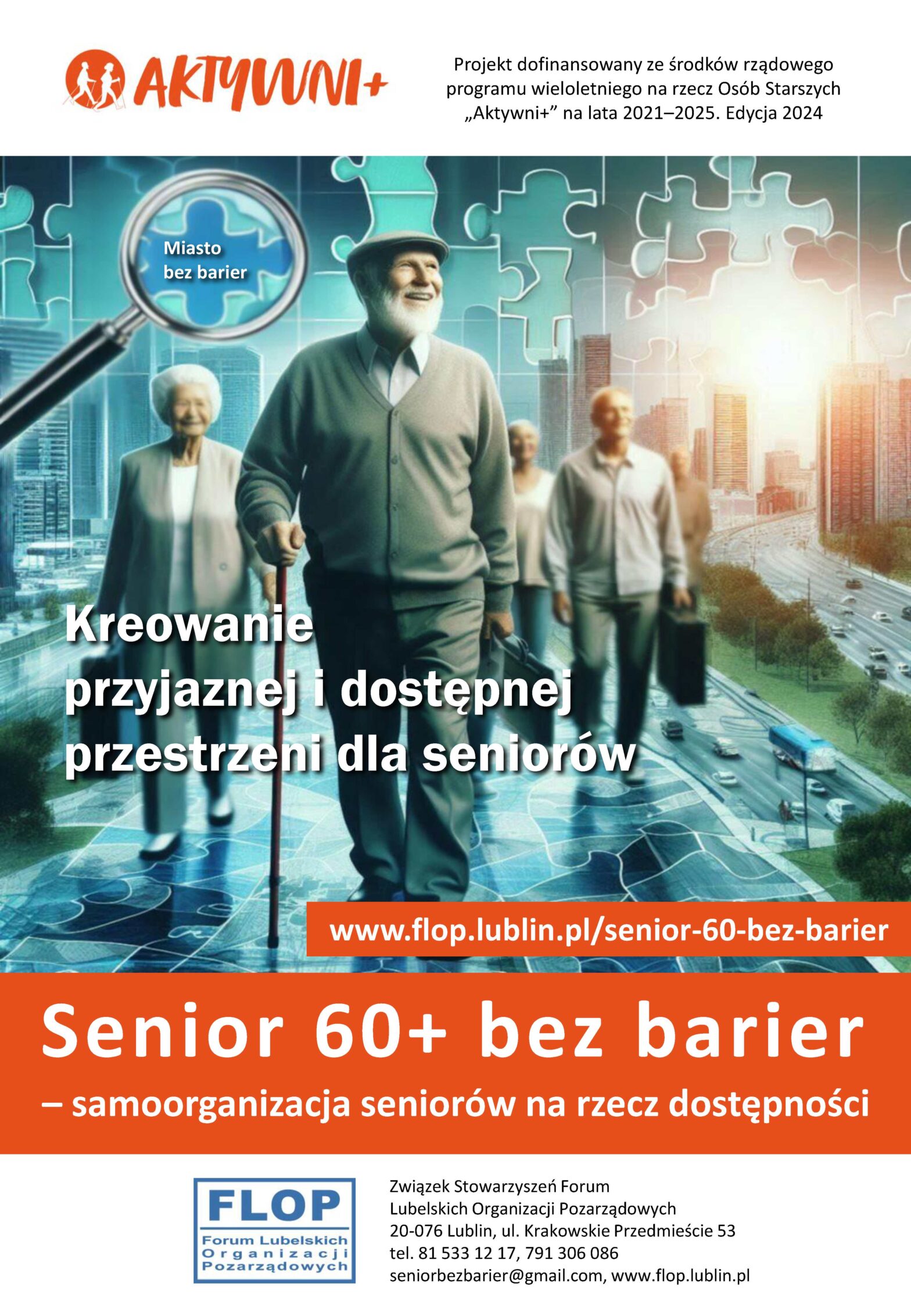 Kreowanie przyjaznej i dostępnej przestrzeni miejskiej dla seniorów