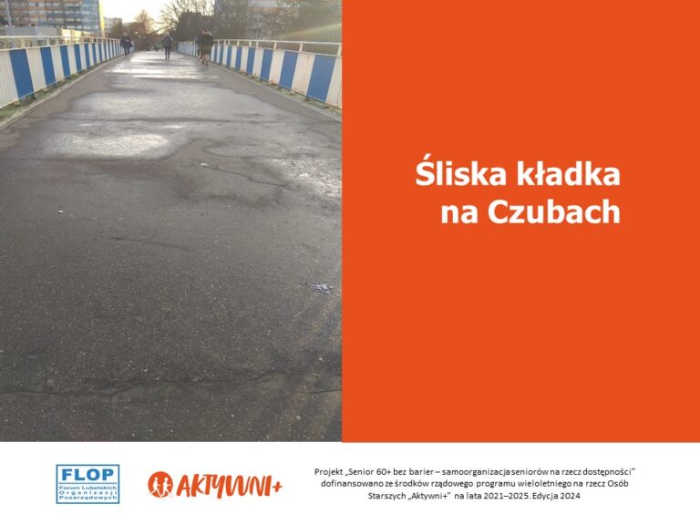 Ilustracja do artykułu: Śliska kładka na Czubach